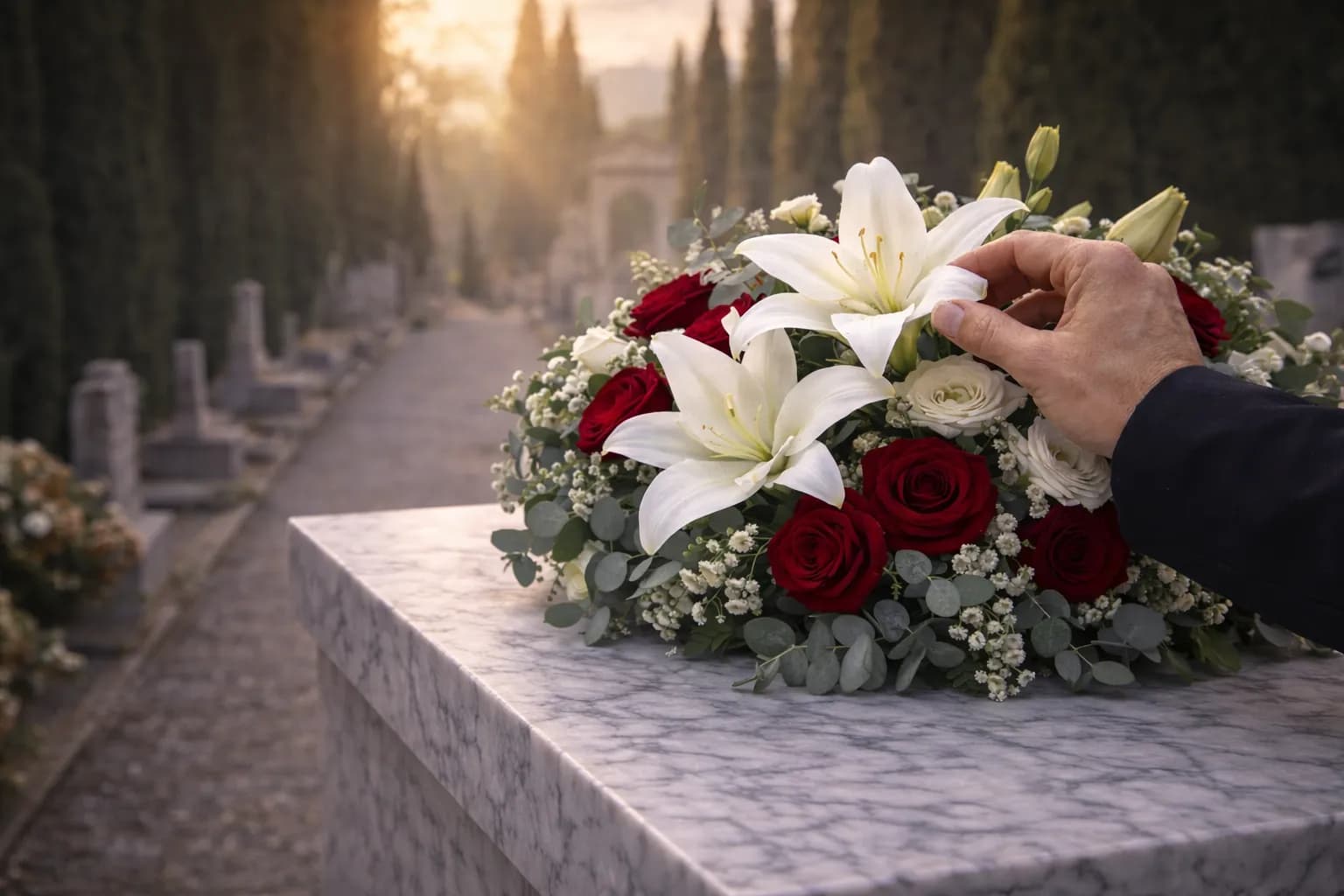 Consegna fiori cimitero FloreMoria