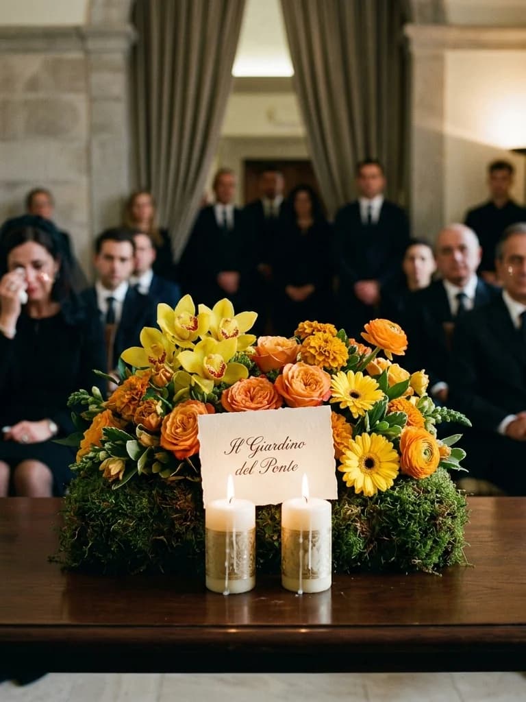 Il Giardino del Ponte, omaggio floreale con consegna al cimitero, con foto di conferma su WhatsApp