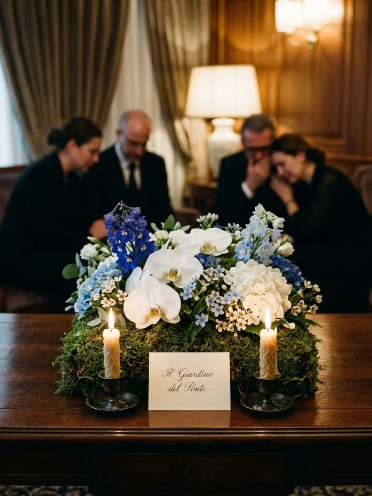 Il Giardino del Ponte, omaggio floreale con consegna al cimitero, con foto di conferma su WhatsApp