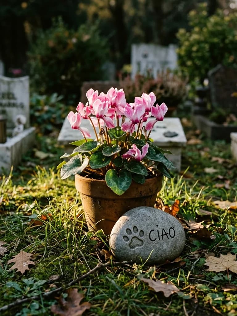 Un Raggio di Sole, omaggio floreale con consegna al cimitero, con foto di conferma su WhatsApp